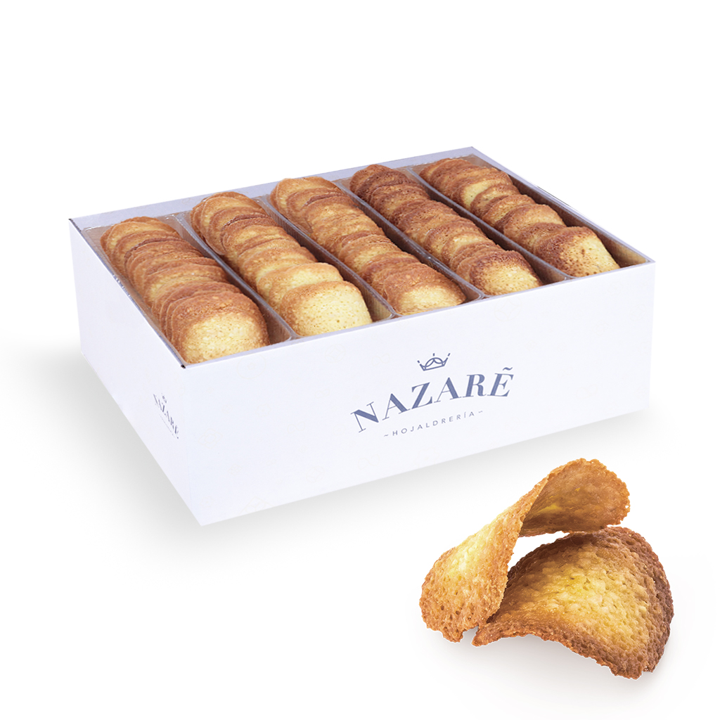 [60006] Tejas de Almendra Caja de 2,4Kg 12 Blister